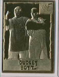 DANBURY MINT 22KT GOLD WWF WORLD WRESTLING FEDERATION DUDLEY BOYZ #35 - Picture 1 of 1