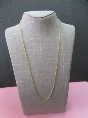 Collar Cadena Cuerda 23.75" Italia Milor 18K con Cierre de Langosta 2.52 Gramos Foto 1 de 4