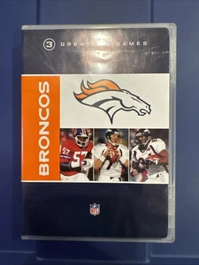 NFL Greatest Games: Denver Broncos Greatest Games - 3 DVD Set 1978 1998 1999 - Imagen 1 de 8