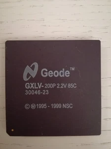 N Geode GXLV-200P 2.2V 85C Socket SPGA320 CPU Processor Ceramic Vintage - Zdjęcie 1 z 2