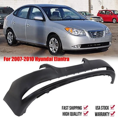 Bumper Cover for 2007-2010 Hyundai Elantra Sedan HY1000167 Front Primed Foto 1 de 4