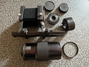 Contax Zeiss 60mm S-Planar 1:1 f2.8 Macro Lens +Yashica Bellows +Extension Tubes - Picture 1 of 22