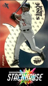 2000 Jacque Jones 2000 Fleer E-X Minnesota Twins - Bild 1 von 2