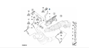 Genuine BMW DPF Pressure sensor for N47 N57 13 62 7805152 - Picture 1 of 1