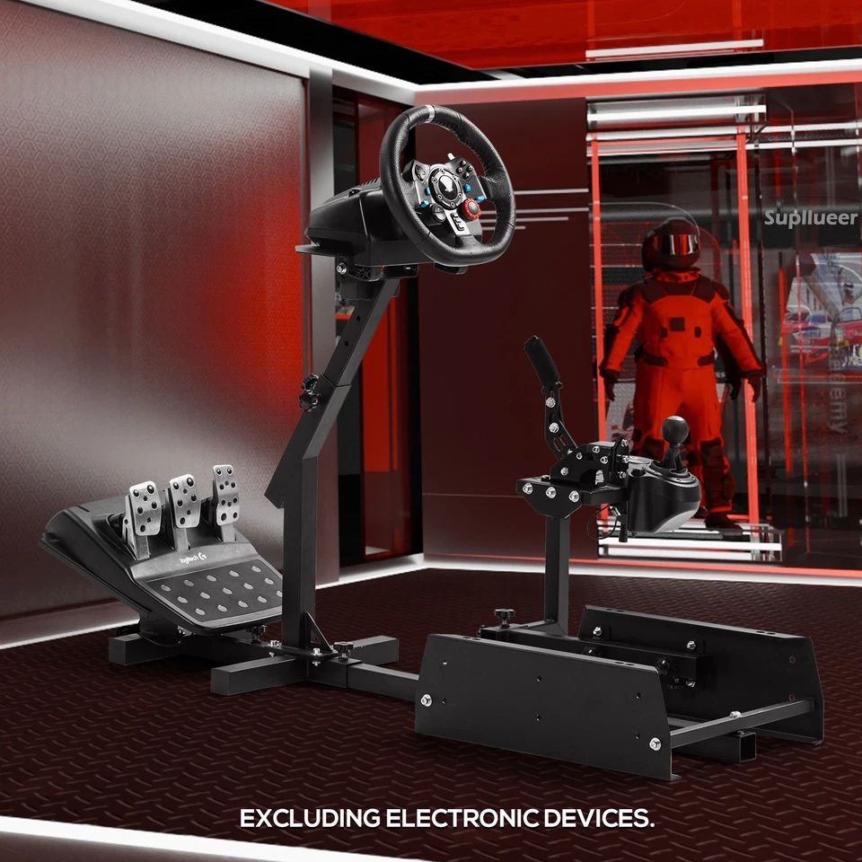 Supllueer Racing Simulator Cockpit Stand Or Seat Fit Logitech G923 G29 G920 G27 - Image 1 of 1
