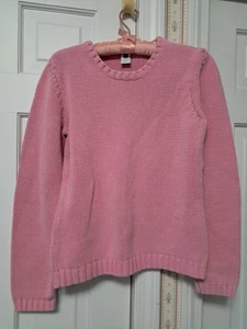 Gap Women Sweater Large Pink 60% cotton 40% acrylic Long Sleeve Knit  Pullover  - Picture 1 of 5