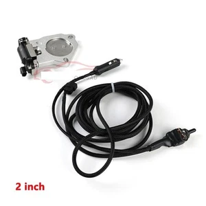 2 inch Electric Exhaust Valve 12V Control Motor Kit with Manual Switch - Picture 1 of 15