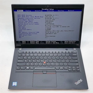 Lenovo ThinkPad T490s Laptop i5 8365U 1,60GHZ 14" FHD 16GB OHNE HDD BIOS GESPERRT - Bild 1 von 11