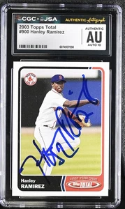 2003 Topps Total Hanley Ramirez #900 CGC Authentic - Bild 1 von 2