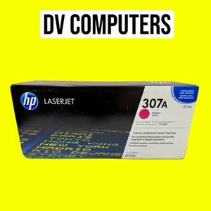 Genuine HP 307A Magenta Toner Cartridge CE743A LaserJet CP5225 TAX INVOICE Warr - Picture 1 of 3