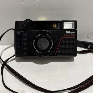 Nikon One Touch 35mm Film Camera 1:2.8 Lens with Strap - Parts/Repair - Picture 1 of 8