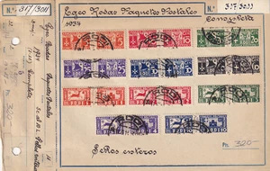 Rhodas 1934 YV CP 1/11 komplett in alter Lagerfeile fest mit Scharnier (GX) - Bild 1 von 1