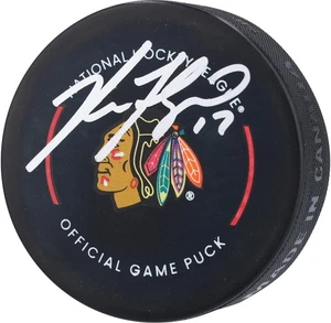 Nick Foligno Chicago Blackhawks Autographed Official Game Puck - Picture 1 of 3