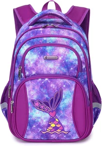 Kids Backpack for Girls Preschool Elementary Kindergarten School Bag 15.6″ Multi - Picture 1 of 12