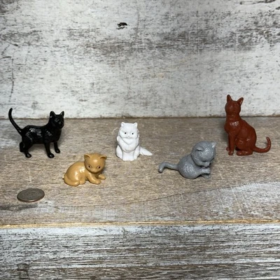 Lote de 5 CATOS SIN MARCA Pasteles, Cupcakes Toppers Surtido Tipo de Gatos Foto 1 de 4