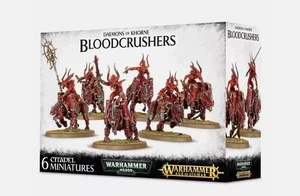 Bloodcrushers of Khorne (6) Warhammer 40K Chaos Daemons AoS Nuevo en Caja - Imagen 1 de 2