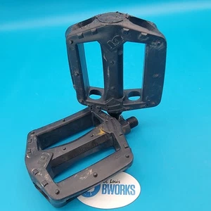 Mid Old School GT Fahrrad BMX Bike Pedalset 1/2" schwarz Composite RAD!   i15 - Bild 1 von 10