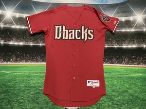Maglia vintage Majestic Arizona Diamondbacks adulto uomo rossa taglia 40 usata - Foto 1 di 13