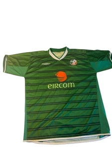 IRLAND NATIONALMANNSCHAFT HOME FOOTBALL SHIRT FUSSBALLTRIKOT UMBRO Gr. XL - Bild 1 von 11
