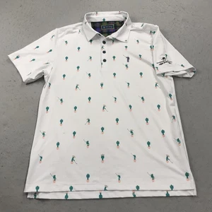 William Murray Poloshirt Herren Medium weiß Logo Kaktus Golf Loud Harbor Shores - Bild 1 von 11