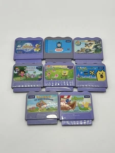 Lot Of 8 V tech V Smile Game Cartridges Dora Diego SpongeBob Thomas & Friends - Picture 1 of 4