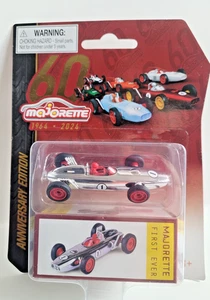 Majorette 60th Anniversary Edition Formel 1 Auto Silber Chrom # 1 - Bild 1 von 4