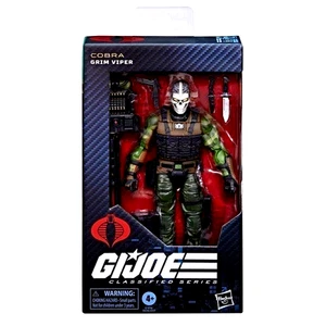 Modellino GI Joe serie classificata Cobra Grim Viper 176 Hasbro - Foto 1 di 2