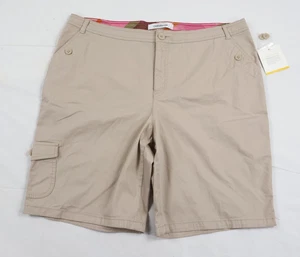 Pantalones Cortos Croft & Barrow Para Mujer 18 Beige Carga Elastizados Nuevos con Etiquetas - Imagen 1 de 11