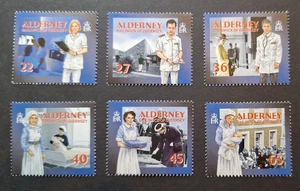 Alderney, Guernsey: Community Services (1st). Healthcare; complete mint set - Picture 1 of 8