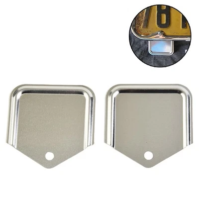 Placa de licencia de reemplazo directo de acero inoxidable estilo vintage como se muestra Foto 1 de 4