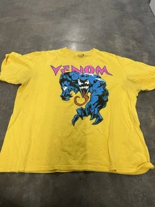 Marvel Comic Venom Yellow T Shirt Xl Classic Graphic - Picture 1 of 3