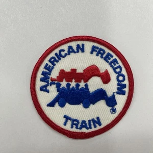 American Freedom Train Patch Embroidered 3” 1976 Bicentennial Red White Blue - Picture 1 of 1
