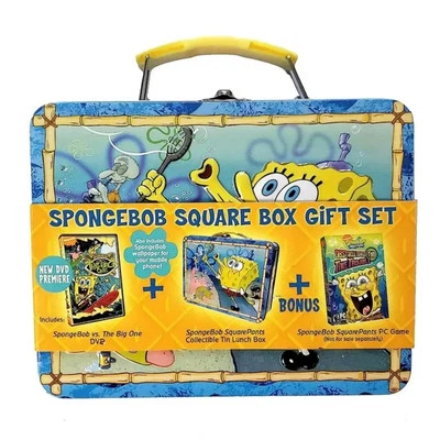 Spongebob Square Box Gift Set (DVD, 2008, 2-Disc Set) BRAND NEW!!! - Bild 1 von 2