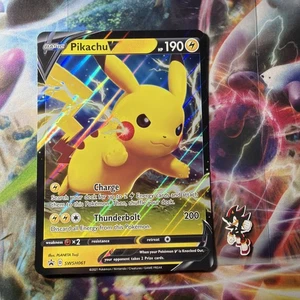 Pikachu V - SWSH061 - Pokemon Oversized Jumbo Promo Card NM - Picture 1 of 2