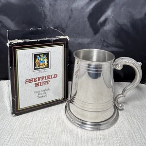 Pewter Tankard Hand Crafted Pewter Sheffield England  New In Box. - Picture 1 of 6