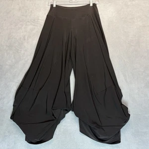 Pantalón Sympli Talla 6 Dream en Negro Pierna Angular Costuras Linterna Boho Artístico - Imagen 1 de 7