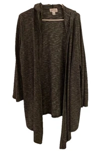 Just Be Damen offene Strickjacke grau Größe 3X - Bild 1 von 4