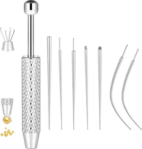 Piercing Kegel Kugel Greifer Werkzeug zum Wechseln von Schmuck - Flache Rückseite 16G+18G  - Bild 1 von 7