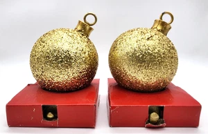 Strumpfhalter Weihnachtsschmuck Ashland 2er Set Gold Glitzer Distressed - Bild 1 von 24