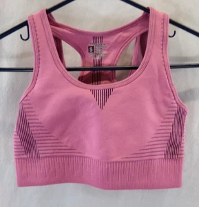 Athleta Damen Sport BH Rosa Schwarz Größe S Neu Ohne Etikett - Bild 1 von 9