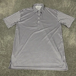 Kragen & Co Hemd Herren XL Kariert Polo Stretch Kurzarm Steifer Kragen - Bild 1 von 9