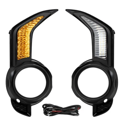 Fit For 2014-2024 Toyota 4Runner LED Fog Light DRL Kit w/ Sequential Turn Signal Foto 1 de 4