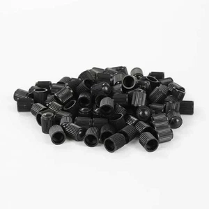 100pcs For Car Motorcycle Universal Plastic Tire Valve Stem Caps Tire Valve Cap - Picture 1 of 10