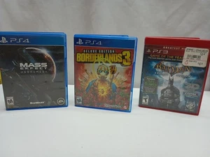 Mass Effect: Andromeda, Borderlands 3 & Batman Arkham Asylum PS4  - Picture 1 of 13