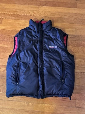 Chaleco acolchado Nautica Competition negro rojo para hombre mediano cremallera completa plumón de ganso chaqueta Foto 1 de 4