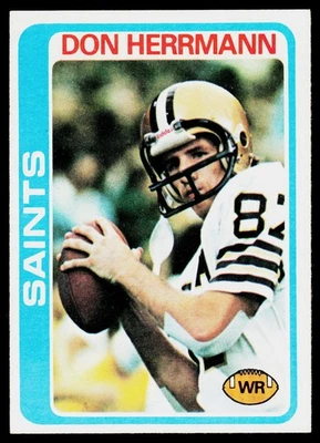Don Herrmann, 1978 Topps, #243, New Orleans Saints, - Image 1 of 2