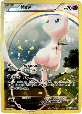 Mew Full Art Holo Rare XY110 Black Star Promo Mythical Collection 2016 French NM - Image 1 of 4