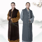 Winter Woolen Buddhist Monk Vest Shaolin Kung fu Clothing Meditation Robes