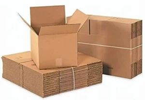 CORRUGATED BOXES - Small, Medium, Large, X-Large Boxes - Shiping/Moving/Storage - Picture 1 of 5