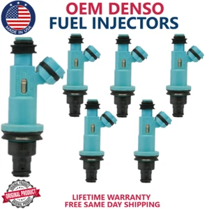 x6 OEM DENSO HP Upgrade FUEL INJECTORS FOR 1998-2005 Lexus GS300 3.0L V6 - Picture 1 of 3
